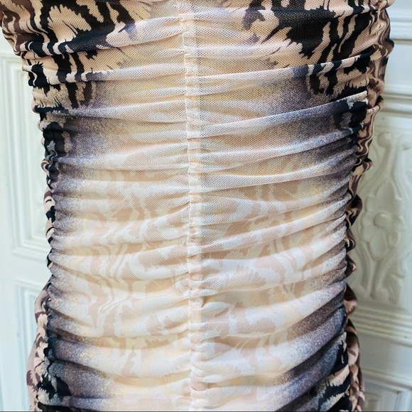 AFRM Amara Ruched Cocktail Dress. Small. - Picture 10 of 11